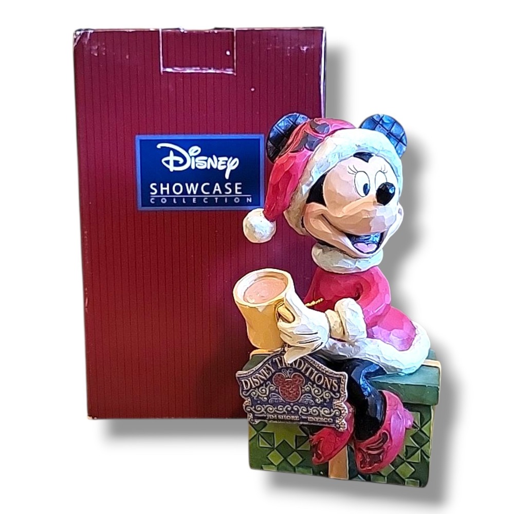 Walt Disney Showcase Jim Shore Enesco Minnie Mouse Chocolate Delight Figurine